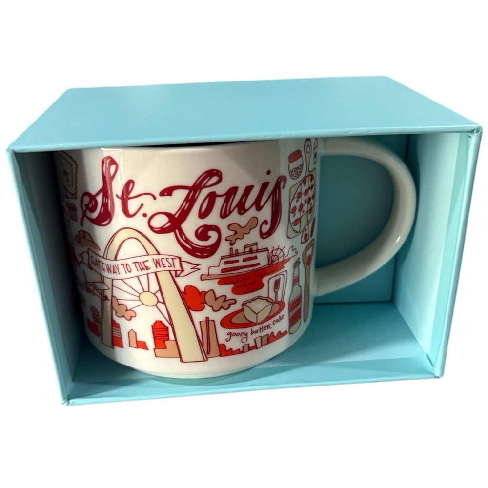 New Starbucks St. Louis Been There Series
Ceramic Coffee Mug Cup 14oz